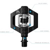 image:imageCrankbrothers Candy ClipIn MTB Bike Pedal  GravelXCTrail Lightweight Bicycle Pedal 4 Sided Entry Customizable Float Premium BearingsBlack