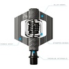 image:imageCrankbrothers Candy ClipIn MTB Bike Pedal  GravelXCTrail Lightweight Bicycle Pedal 4 Sided Entry Customizable Float Premium BearingsCharcoal grey