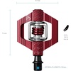 image:imageCrankbrothers Candy ClipIn MTB Bike Pedal  GravelXCTrail Lightweight Bicycle Pedal 4 Sided Entry Customizable Float Premium BearingsDark red