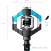 image:imageCrankbrothers Candy ClipIn MTB Bike Pedal  GravelXCTrail Lightweight Bicycle Pedal 4 Sided Entry Customizable Float Premium BearingsElectric blue and black