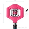 image:imageCrankbrothers Candy ClipIn MTB Bike Pedal  GravelXCTrail Lightweight Bicycle Pedal 4 Sided Entry Customizable Float Premium BearingsPink