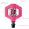 image:imageCrankbrothers Candy ClipIn MTB Bike Pedal  GravelXCTrail Lightweight Bicycle Pedal 4 Sided Entry Customizable Float Premium BearingsPink