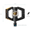 image:imageCrankbrothers Mallet MTB Bike PedalBlack and gold