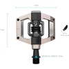 image:imageCrankbrothers Mallet MTB Bike PedalChampagne