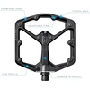 image:imageCrankbrothers Stamp Flat MTB Pedals  SizeSpecific Lightweight Versatile Durable Bike PedalsBlack