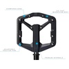 image:imageCrankbrothers Stamp Flat MTB Pedals  SizeSpecific Lightweight Versatile Durable Bike PedalsBlack