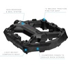 image:imageCrankbrothers Stamp Flat MTB Pedals  SizeSpecific Lightweight Versatile Durable Bike PedalsBlack