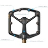 image:imageCrankbrothers Stamp Flat MTB Pedals  SizeSpecific Lightweight Versatile Durable Bike PedalsBlack and gold