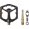 image:imageCrankbrothers Stamp Flat MTB Pedals  SizeSpecific Lightweight Versatile Durable Bike PedalsBlack and gold