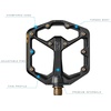 image:imageCrankbrothers Stamp Flat MTB Pedals  SizeSpecific Lightweight Versatile Durable Bike PedalsBlack and gold