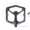 image:imageCrankbrothers Stamp Flat MTB Pedals  SizeSpecific Lightweight Versatile Durable Bike PedalsBlack and white