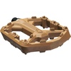 image:imageCrankbrothers Stamp Flat MTB Pedals  SizeSpecific Lightweight Versatile Durable Bike PedalsBrown