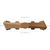 image:imageCrankbrothers Stamp Flat MTB Pedals  SizeSpecific Lightweight Versatile Durable Bike PedalsBrown