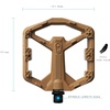 image:imageCrankbrothers Stamp Flat MTB Pedals  SizeSpecific Lightweight Versatile Durable Bike PedalsBrown