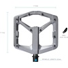 image:imageCrankbrothers Stamp Flat MTB Pedals  SizeSpecific Lightweight Versatile Durable Bike PedalsCharcoal grey