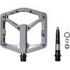 image:imageCrankbrothers Stamp Flat MTB Pedals  SizeSpecific Lightweight Versatile Durable Bike PedalsCharcoal grey