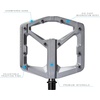 image:imageCrankbrothers Stamp Flat MTB Pedals  SizeSpecific Lightweight Versatile Durable Bike PedalsCharcoal grey
