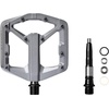 image:imageCrankbrothers Stamp Flat MTB Pedals  SizeSpecific Lightweight Versatile Durable Bike PedalsCharcoal grey