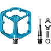 image:imageCrankbrothers Stamp Flat MTB Pedals  SizeSpecific Lightweight Versatile Durable Bike PedalsElectric blue