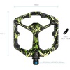 image:imageCrankbrothers Stamp Flat MTB Pedals  SizeSpecific Lightweight Versatile Durable Bike PedalsGreen Lime Splatter