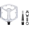 image:imageCrankbrothers Stamp Flat MTB Pedals  SizeSpecific Lightweight Versatile Durable Bike PedalsHigh Polish Silver