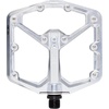 image:imageCrankbrothers Stamp Flat MTB Pedals  SizeSpecific Lightweight Versatile Durable Bike PedalsHigh Polish Silver