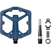 image:imageCrankbrothers Stamp Flat MTB Pedals  SizeSpecific Lightweight Versatile Durable Bike PedalsNavy Blue