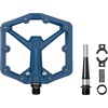image:imageCrankbrothers Stamp Flat MTB Pedals  SizeSpecific Lightweight Versatile Durable Bike PedalsNavy Blue