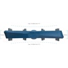 image:imageCrankbrothers Stamp Flat MTB Pedals  SizeSpecific Lightweight Versatile Durable Bike PedalsNavy Blue