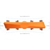 image:imageCrankbrothers Stamp Flat MTB Pedals  SizeSpecific Lightweight Versatile Durable Bike PedalsOrange