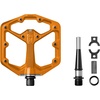 image:imageCrankbrothers Stamp Flat MTB Pedals  SizeSpecific Lightweight Versatile Durable Bike PedalsOrange