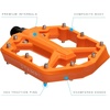 image:imageCrankbrothers Stamp Flat MTB Pedals  SizeSpecific Lightweight Versatile Durable Bike PedalsOrange
