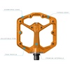 image:imageCrankbrothers Stamp Flat MTB Pedals  SizeSpecific Lightweight Versatile Durable Bike PedalsOrange