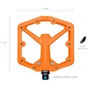 image:imageCrankbrothers Stamp Flat MTB Pedals  SizeSpecific Lightweight Versatile Durable Bike PedalsOrange