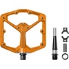 image:imageCrankbrothers Stamp Flat MTB Pedals  SizeSpecific Lightweight Versatile Durable Bike PedalsOrange