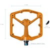 image:imageCrankbrothers Stamp Flat MTB Pedals  SizeSpecific Lightweight Versatile Durable Bike PedalsOrange