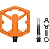 image:imageCrankbrothers Stamp Flat MTB Pedals  SizeSpecific Lightweight Versatile Durable Bike PedalsOrange