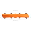 image:imageCrankbrothers Stamp Flat MTB Pedals  SizeSpecific Lightweight Versatile Durable Bike PedalsOrange