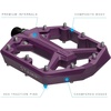 image:imageCrankbrothers Stamp Flat MTB Pedals  SizeSpecific Lightweight Versatile Durable Bike PedalsPurple