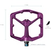 image:imageCrankbrothers Stamp Flat MTB Pedals  SizeSpecific Lightweight Versatile Durable Bike PedalsPurple