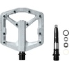 image:imageCrankbrothers Stamp Flat MTB Pedals  SizeSpecific Lightweight Versatile Durable Bike PedalsRaw and silver