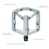 image:imageCrankbrothers Stamp Flat MTB Pedals  SizeSpecific Lightweight Versatile Durable Bike PedalsRaw and silver