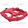 image:imageCrankbrothers Stamp Flat MTB Pedals  SizeSpecific Lightweight Versatile Durable Bike PedalsRed