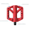 image:imageCrankbrothers Stamp Flat MTB Pedals  SizeSpecific Lightweight Versatile Durable Bike PedalsRed