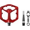 image:imageCrankbrothers Stamp Flat MTB Pedals  SizeSpecific Lightweight Versatile Durable Bike PedalsRed