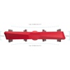 image:imageCrankbrothers Stamp Flat MTB Pedals  SizeSpecific Lightweight Versatile Durable Bike PedalsRed