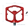 image:imageCrankbrothers Stamp Flat MTB Pedals  SizeSpecific Lightweight Versatile Durable Bike PedalsRed