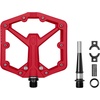 image:imageCrankbrothers Stamp Flat MTB Pedals  SizeSpecific Lightweight Versatile Durable Bike PedalsRed