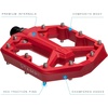 image:imageCrankbrothers Stamp Flat MTB Pedals  SizeSpecific Lightweight Versatile Durable Bike PedalsRed