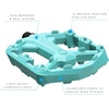 image:imageCrankbrothers Stamp Flat MTB Pedals  SizeSpecific Lightweight Versatile Durable Bike PedalsTurquoise